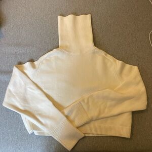 Zara Cream Turtleneck Sweater
